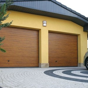 Model Egeskov garageport fra SkjoldPorte