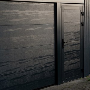 Port med sidedør fra SkjoldPorte